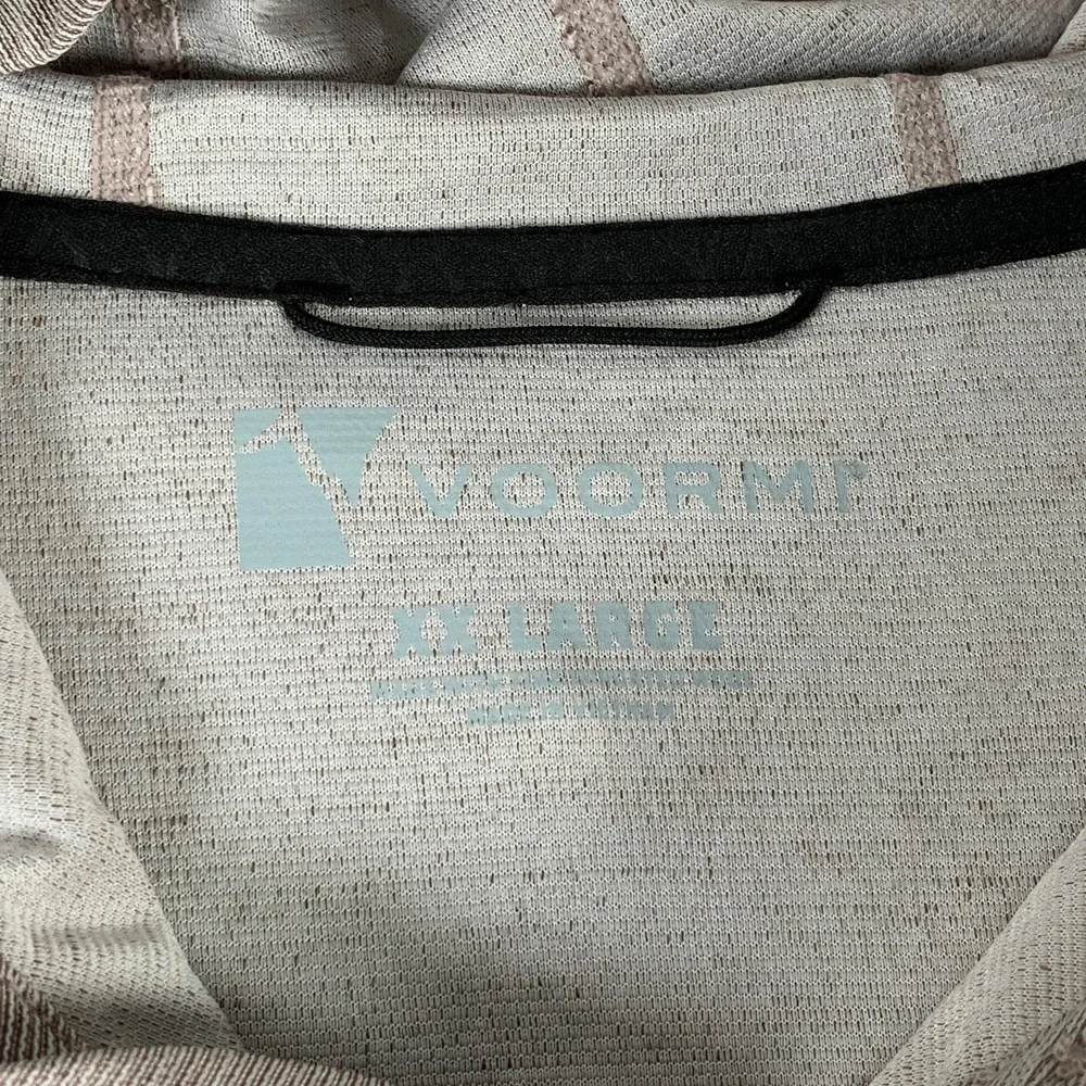 Voormi Hoodie Men 2XL Performance Pullover Stretch Athleisure Wool Travel Acorn